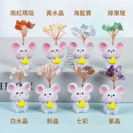 客製化十二生肖底座水晶樹禮品
