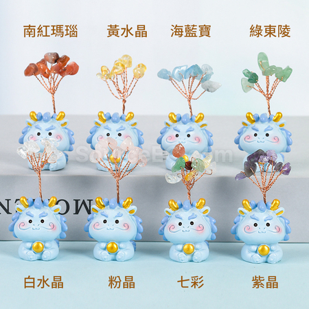 客製化十二生肖底座水晶樹禮品