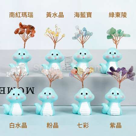客製化十二生肖底座水晶樹禮品