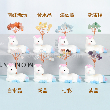 客製化十二生肖底座水晶樹禮品