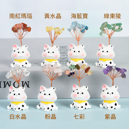 客製化十二生肖底座水晶樹禮品