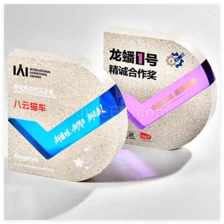 客製化大理石水晶獎座禮品