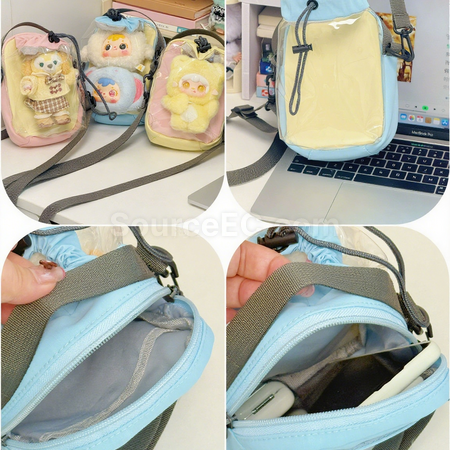 客製化可斜挎娃包痛包禮品