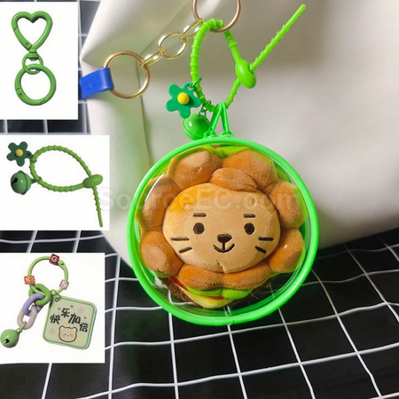 客製化圓形透明娃包收納包禮品