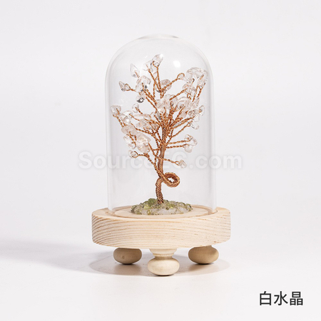 客製化水晶樹碎石擺件禮品