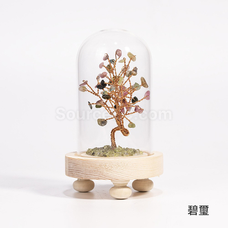 客製化水晶樹碎石擺件禮品