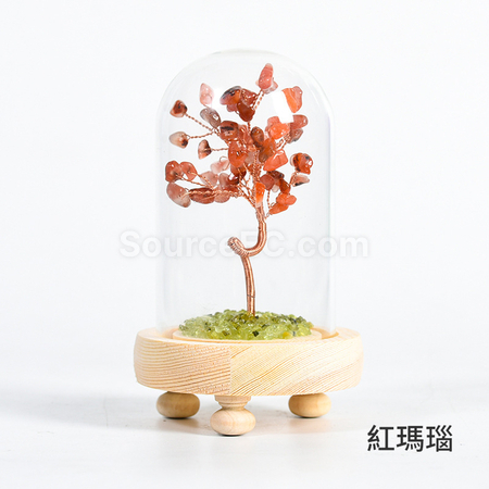 客製化水晶樹碎石擺件禮品