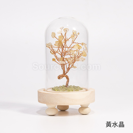 客製化水晶樹碎石擺件禮品