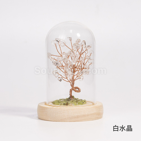 客製化水晶樹碎石擺件禮品