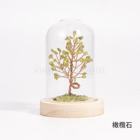 客製化水晶樹碎石擺件禮品