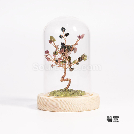客製化水晶樹碎石擺件禮品