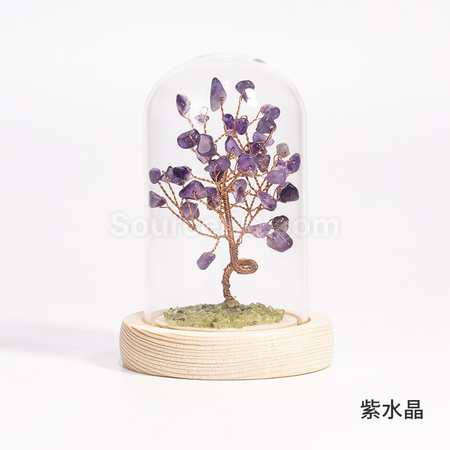 客製化水晶樹碎石擺件禮品
