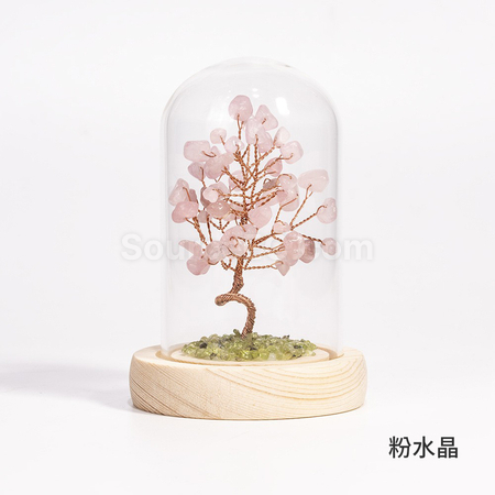 客製化水晶樹碎石擺件禮品
