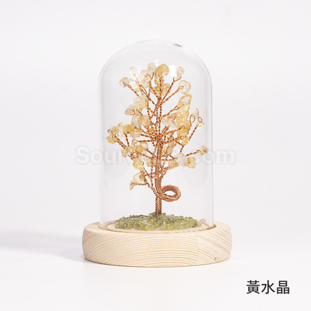 客製化水晶樹碎石擺件禮品