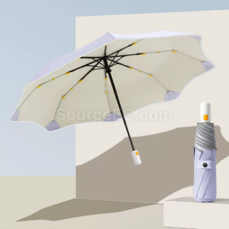 客製化圓角全自動摺疊雨傘禮品