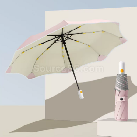 客製化圓角全自動摺疊雨傘禮品