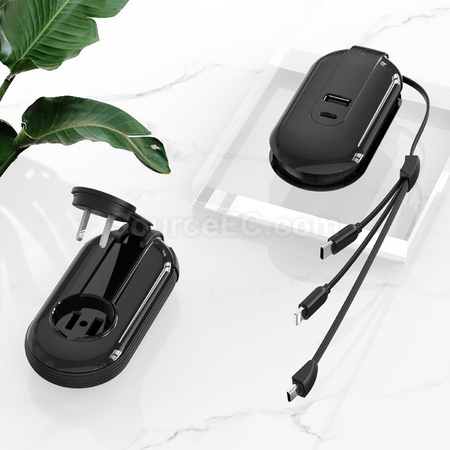 客製化一拖三充電器禮品
