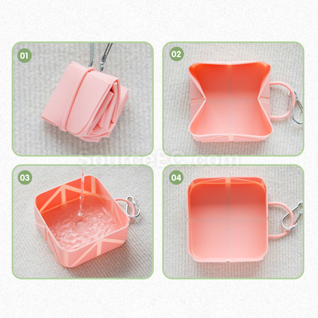 客製化摺疊矽膠盒禮品