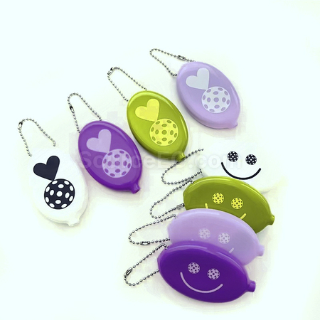 客製化背面開口橢圓形硬幣零錢包/零錢夾禮品