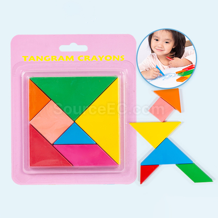 客製化七巧板蠟筆禮品