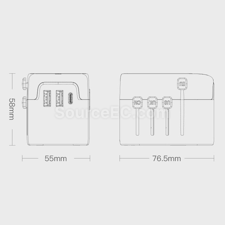 客製化旅行萬用轉換插頭禮品