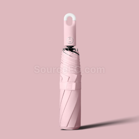 客製化環扣自動三折雨傘禮品