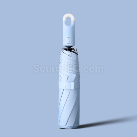 客製化環扣自動三折雨傘禮品