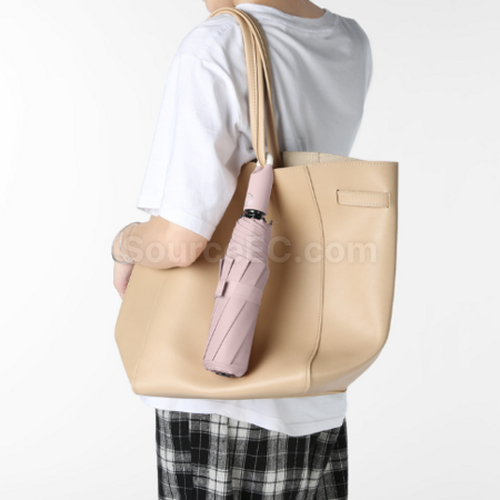 客製化環扣自動三折雨傘禮品