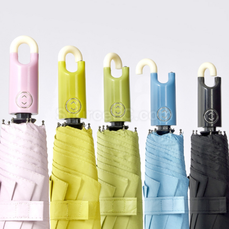 客製化環扣自動三折雨傘禮品
