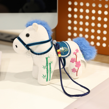 客製化小馬掛件吉祥毛絨馬仔禮品