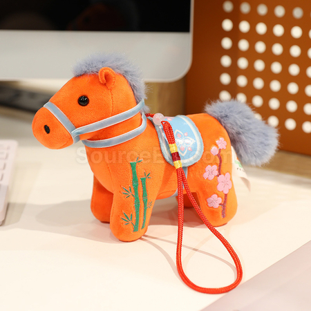 客製化小馬掛件吉祥毛絨馬仔禮品