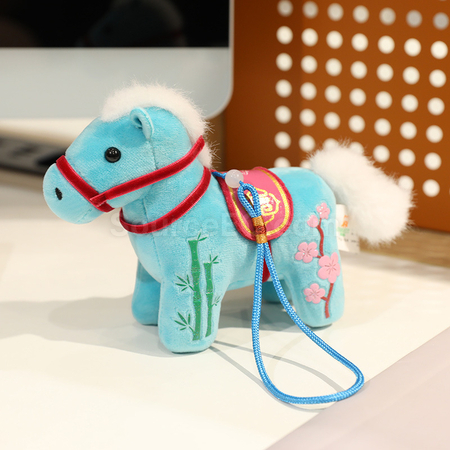 客製化小馬掛件吉祥毛絨馬仔禮品