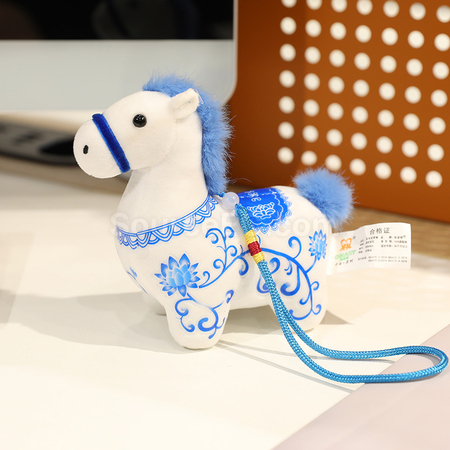 客製化小馬掛件吉祥毛絨馬仔禮品