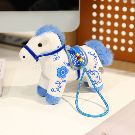 客製化小馬掛件吉祥毛絨馬仔禮品