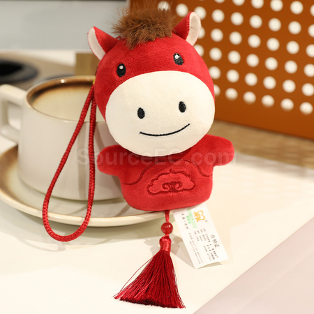 客製化小馬掛件吉祥毛絨馬仔禮品