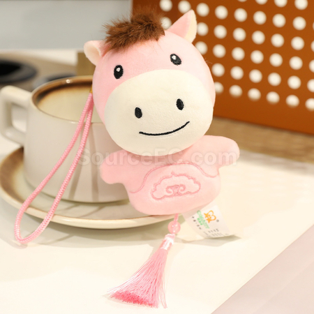 客製化小馬掛件吉祥毛絨馬仔禮品