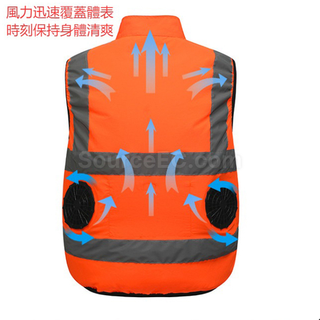 客製化戶外反光條空調背心禮品