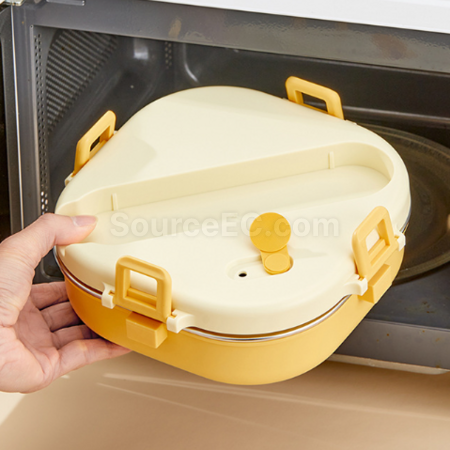 客製化304方形保溫分格餐盒禮品