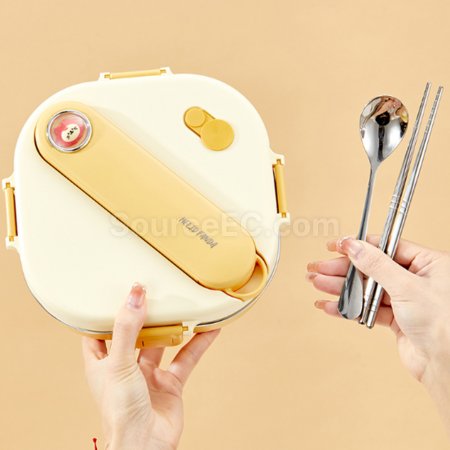 客製化304方形保溫分格餐盒禮品
