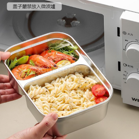 客製化316L不鏽鋼密封餐盒禮品
