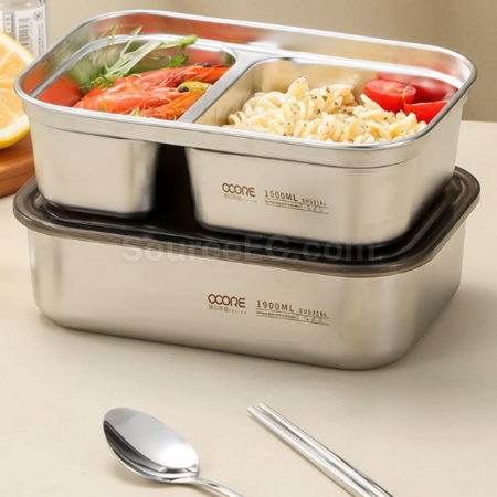 客製化316L不鏽鋼密封餐盒禮品