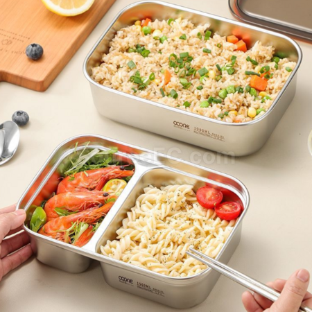 客製化316L不鏽鋼密封餐盒禮品