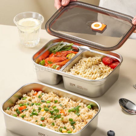 客製化316L不鏽鋼密封餐盒禮品