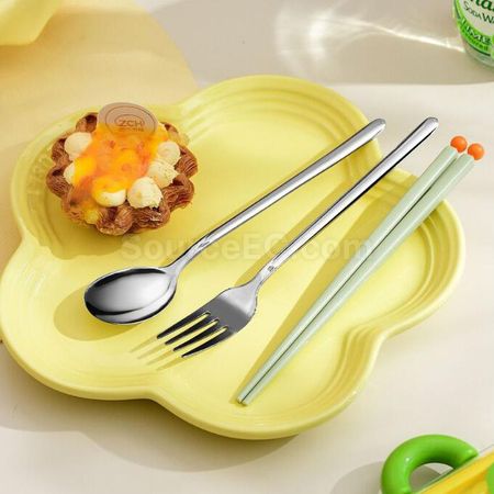 客製化便攜不鏽鋼餐具套裝禮品