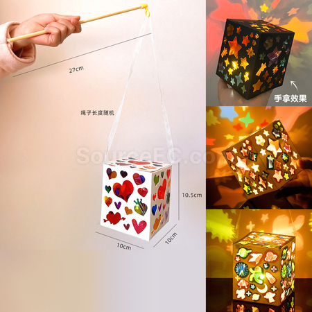 客製化彩色玻璃紙燈籠禮品
