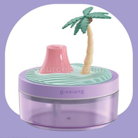 客製化植物盆栽造型加濕器補水儀噴霧器禮品