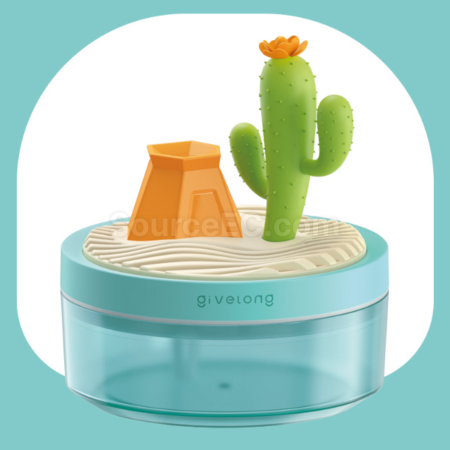 客製化植物盆栽造型加濕器補水儀噴霧器禮品