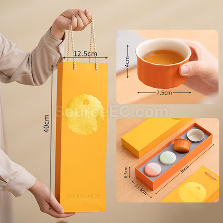 客製化月餅造型茶杯組禮品