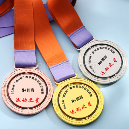 客製化金屬旋轉獎牌禮品