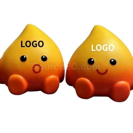 可客製logo小火人捏捏樂/減壓慢回彈玩具
